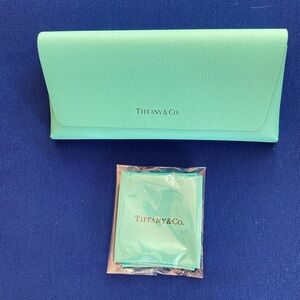Tiffany & Co. eyeglass case with lens cloth